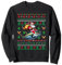 Weihnachtsmann reitet Thunfisch Weihnachtspullover Angeln Fischer Sweatshirt