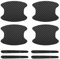 Carbon Fiber Handle Protection Stickers - 4 Pieces, Anti-Collision Strips - Car Door Protection Film