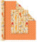 WERNNSAI Basketball Wende Geschenkpapier – 1 Rolle 43 cm x 10 m Happy Birthday Sport Geschenkpapierrolle für Jungen und Kinder Sportball Geburtstagsgeschenkpapier orangefarbene Geschenkdekoration