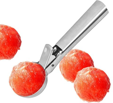 Eisportionierer Aus Edelstahl,eisportionierer Aus Edelstahl - Eisportionierer Mit Auslöser,eisportionierer Aus Edelstahl | Backschaufel Für Gefrorenen Joghurt, Gelato