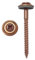 50-1000 viti per spengler, 2 pezzi, con rondella di tenuta 15 mm, art. 9167 A2 rame 4,5 x 50 Z mm (50)