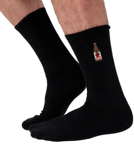 ASTRA Bier x Fashion Drinks Tennissocken Crew Socks, bestickte Socken aus Bio-Baumwolle