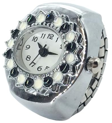 Generisch Ring Uhr Hochpräziser Damen Uhrring | Vintage Innovativer Schmuck Für Kollegen Geburtstag Muttertag