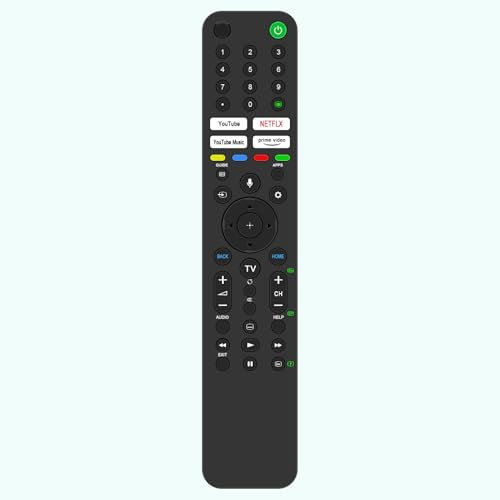 Telecomando vocale di ricambio RMF-TX520P, fit for Sony TV KD-75X82J KD-75X81J KD-65X82J KD-65X81J KD-65X80J KD-55X82J KD-55X81J KD-55X80J KD-50X82J KD-50X81J KD-50X80J KD-43X82J KD-43X81J KD-43X80J