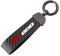 Moto Cuir Fibre de carbone Porte-clés pour Suzuki SV650 SV 650 SV650X SV650S Accessoires de moto,Black-A