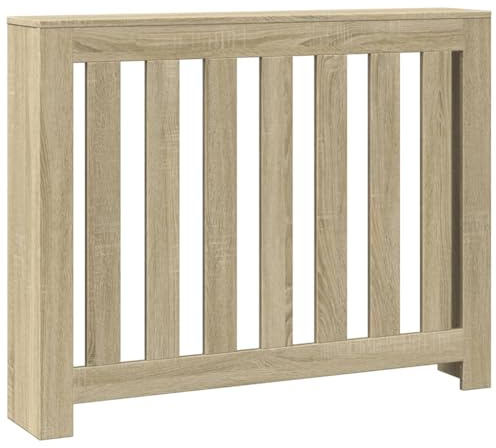 Cache Radiateur, Couvre Chauffage Couverture Radiateur Cache-radiateur chêne sonoma 104x20x82 cm bois d'ingénierie