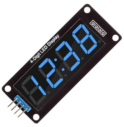 CHIZISX Vielseitigkeit 4-stelliges 0 56-Zoll LED Anzeigemodul Mit Sieben Segmenten Uhr Digitalröhre 3 3 V/5 V Stromversorgung Für Elektronikprojekte Uhranzeigemodul