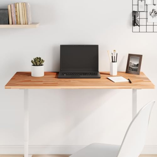 XHNIFBN Massive Buchen Tischplatte 100x50x1,5 cm Rechteckig Lackiert als Schreibtischplatte Bartisch Beistelltisch Basteltisch Gaming Desk Multifunktional für Homeoffice Wohnzimmer Küche