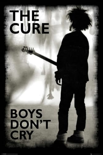 The Cure - Poster (Boys Don 't Cry - Black & White) (Größe: 61cm x 91,5cm)