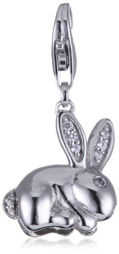 ESPRIT Damen-Anhänger Glam Rabbit ESCH90858A000