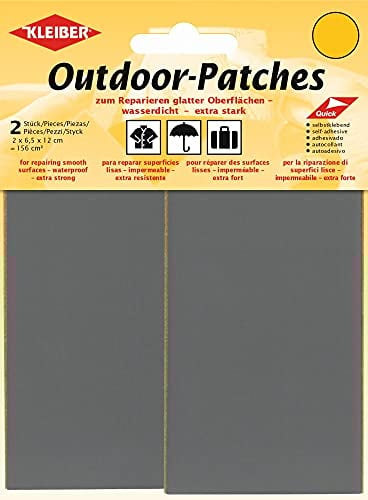 Kleiber + Co.GmbH Outdoor-Patches, 2, Grau, Mittel