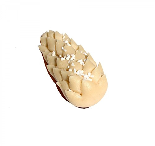 Krönner Marzipan Tannenzapfen 300 g – Edelmarzipan handmodelliert mit Zartbitter Schokolade – Marzipan Geschenk für Weihnachten – Weihnachtlicher Marzipan Schokolade Tannenzapfen