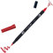 Tombow ABT-835 Fasermaler Dual Brush Pen mit zwei Spitzen, persimmon, 1 Stück (1er Pack)