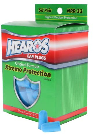 Hearos, tappi per orecchie, serie Xtreme Protection, blu, 56 paia