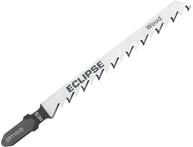 Eclipse Professional Tools EPT101D 5 Stück 6 TPI Feinschnitt-Stichsägeblätter für Holz und Laminat