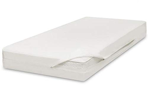 allsaneo Premium Allergiker Matratzenbezug 90x220x30 cm | Allergie Bezug extra weich und leicht | Anti Milben Encasing | Milbenschutz | allergendichter Zwischenbezug | TÜV geprüft