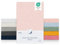 Laleni 2er Set Frottee Spannbettlaken 50x89cm - Oeko-TEX Zertifiziertes Bettlaken, Faltenfreie Spannbetttücher für Kinderbett, Babybett und Moses Körbchen, Rosa