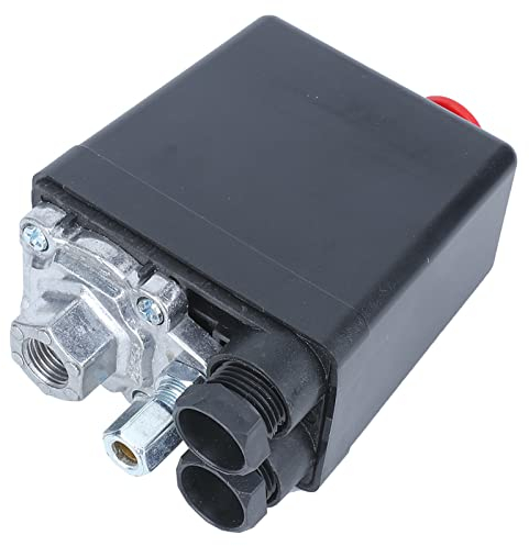 Druckschalter Kompressor, G1/4 220 V Luftkompressor Schalter 0,5-1,2 MPa (72,5-175 PSI) Universal Luftkompressor Druckschalter Steuerventilschalter