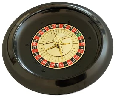 Roulette-Rad mit 2 Kugeln, 25,4 cm (10 Zoll)