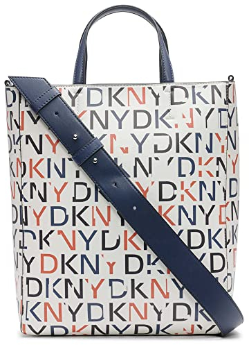 DKNY Damen R21agm29-weo-large Tragetasche, Weiß/Indigo