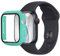 mtb more energy Hülle kompatibel mit Apple Watch 3 (42mm) - türkis - integrierter Displayschutz aus gehärtetem Glas - Rundum Schutz Bumper Gehäuse Schutzhülle Tempered Glass