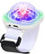 Lancoon Disco Ball Licht, Tragbare Mini Tragbare LED Lampe Nacht Stroboskop Uhr Armband USB Aufladen Sprachgesteuert mit Saugnapf für Kind Party Auto Tanzen DJ Club(Weiß)