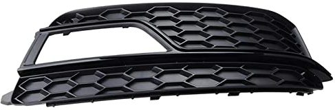 Front Grill Frontstoßstange Nebelscheinwerfer Grillabdeckung Geschlossenes Zellgitter Für A5 S5 S-Line 2013-2016 Chrome Black Line Sport Kühlergrill(1 R)