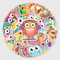 Bric Dodo 50 Stück Eule Aufkleber Auto Laptop Telefon Gitarre Skateboard Motorrad Fahrrad Owl Stickers Set Vinyl Wasserdicht Aesthetic Aufkleber für Jugendliche Kinder Erwachsene