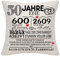 Bommex 50 Jahre Ehe Geschenk 50. Hochzeitstag Kissen Abdeckung Keepsake Dekoration Geschenk für Paare Eltern Frauen Männer Mama Papa Ehemann Frau Oma Opa Tante Onkel Freunde (50. Jahrestag)