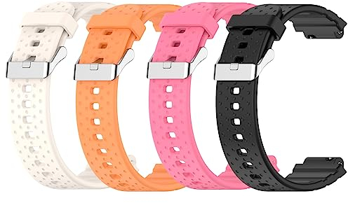 4 Stück Ersatz-Uhrenarmband, kompatibel mit Xplora X5 Play/X5 Kinder-Silikon-Armbändern, weiches Smartwatch-Armband für Kinder, Mädchen, Jungen, Geschenk