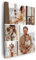 GP TONER Ihr FOTO auf Leinwand Personalisierte Multi Foto Ihr eigenes Bild auf Leinwand mit Holzrahmen Kunstdruck Bild Collage Foto 50x70 cm