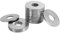 FOMGIIN Arandelas Planas de Cuerpo Grande M16 x 50mm, 5 Piezas Acero Inoxidable A2 V2A, 304 Metalicas Grandes Arandela de Bloqueo DIN 9021 / ISO 7093,Plana de Plano Para Tornillos Sujetadores