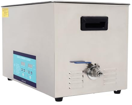 Ultraschallreinigungsgerät 30L Professioneller Ultraschallreiniger mit digitalem Timer, Edelstahl Ultraschall-Reinigungsgerät für Zahnprothesen Schmuck Brillen Uhren Gläser