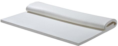 NaKeah 100% natürlicher Latex -Matratzen -Top - mittelgroße Drucklindermatratze für Rückenschmerzen, Bio -Latex -Matratzenabdeckung,2.5cm,180x200cm