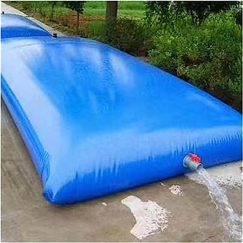 SAFWEL Eau Pliable Réutilisable Grande capacité bidons pliants 100 litres - 6000 litres, Réservoir Portable en Sac pour Le Camping, la sécheresse, Sac d'eau de Pluie Pliable avec vanne Ouverte (Size