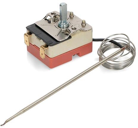 TERMOSTATO 2 CONTATTI PER FORNO ELETTRICO UNIVERSALE 50°-300°C CAPILLARE 900mm