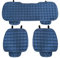 Auto Accessori Lupex Coprisedile Seduta 3 pezzi Universale Auto | Protezione Sedile 2 Anteriore e 1 Posteriore | Protector Comfort Automotive Cuscino Interni (Blu Chiaro)