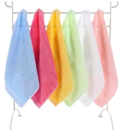 ZBHDEYG Lot de 7 chiffons en bambou, chiffons de nettoyage en fibre de charbon de bambou, multi-usages pour cuisine, salle de bain, chambre