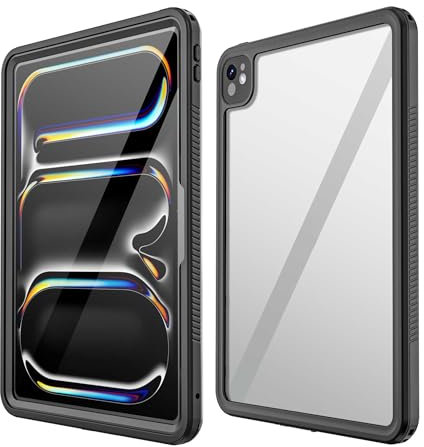 FONREST Staubwasserdichte Schutzhülle für iPad Pro 13 Zoll (33 cm) 7. Generation M4 2024, ultradünn, stoßfest, sand- und schneefest, vollständig versiegelt, für Unterwasser, Strand, Outdoor, A2925,