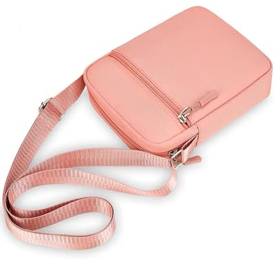 Veyarien Small Crossbody Phone Bags, Women's Cross-body Bags Small Mobile Phone Wallet Travel Passport Bag, Mini Shoulder Purse with Long Strap for Girls Women Ladies