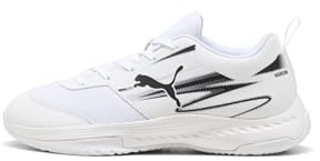 PUMA VARION II JR Indoor Court Shoe, White Black, 37 EU