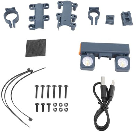 HUONIU Luce per Pistola a Spruzzo, Illuminazione Regolabile e Ricaricabile, Compatibile con Pistola per Verniciatura Auto