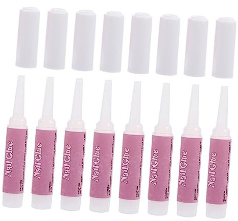 Didiseaon 1set Nail Glue Double Eyelid Glue Adhesive Eyelash Extension Glue Eye Liquid Glue Professional Lash Glue Manicure Glue Manicure Tool Glue for Nail Charms Nail Tip Glue Plastic 20pcs
