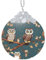 Weihnachtsbaumschmuck mit Eulen auf Ästen, klares Glas, für Hochzeit, Party, Dekoration, Weihnachtsgeschenke