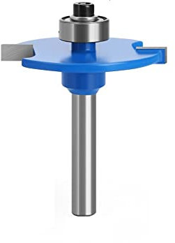 1pc 6mm 6.35mm Gambo T-Sloting Biscuit Joint Slot Cutter Giunzione Scanalatura Router Bit 4mm Altezza Fresa Lavorazione Del Legno(6mm shank)