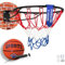 DreamHoops Basketballkorb Outdoor Wandmontage, Ø45cm Ring Mit Federung, Basketballnetz für Kinder (Basketballkorb inkl. Ball & Pumpe)