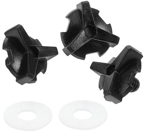 HEALLILY 3pcs Screws Motor Bike Sun Shield for Motorcycle Football Visor Screws Football Visor Fixing Kit Motorcycle Storage Pod Accessory for The Visor Screw Cooling Skull Cap Black