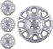 Kit SERIE 4 BORCHIE - 4 COPRICERCHI COPPE RUOTA 14 PER FIAT PANDA 12-> TIPO B