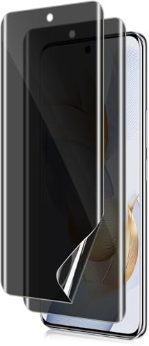 MiKoyi Protection D'Écran Verre Trempé Compatible avec Honor 90 5G, [2 Pièces] Anti-Espion Protecteurs TPU Privacy Film pour Honor 90 5G