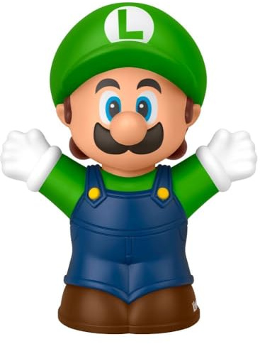 My Mario Fisher-Price Little People 7 cm, My Mario Luigi Actionfiguren für Kinder